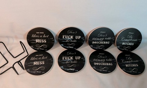 Don the table coaster - don't, f