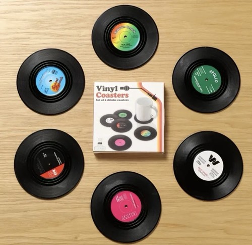 6pcs retro mini vinyl - 6pcs,