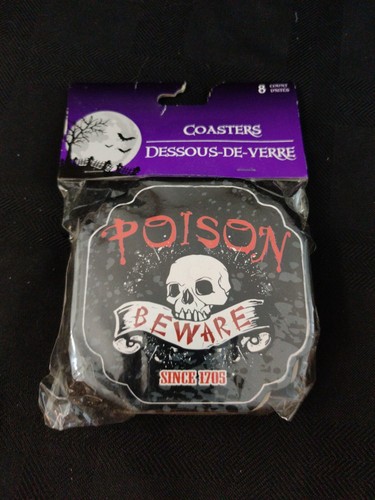 Halloween table coasters - table,