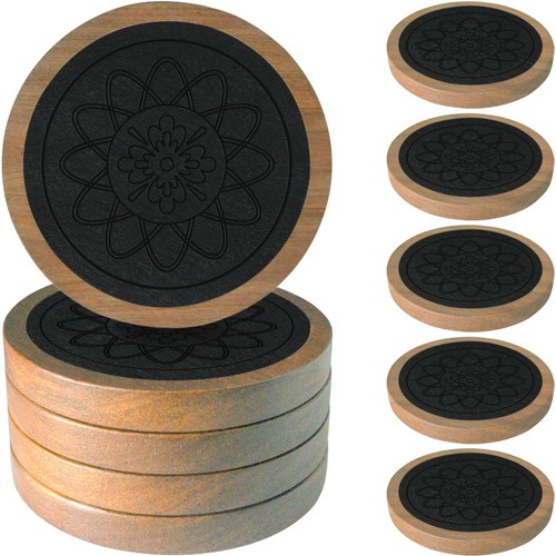 Wood coasters for drinks - coasters,